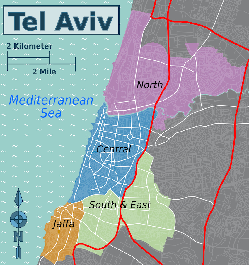 TelAviv_DistrictsMap