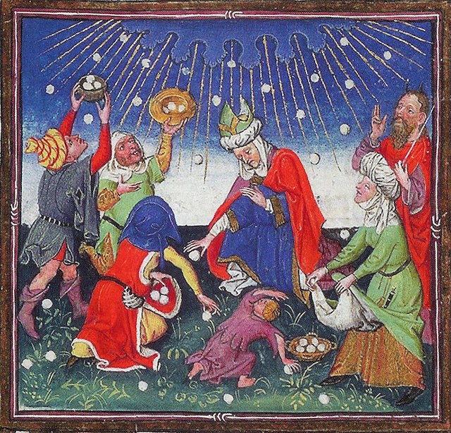 Gathering_of_the_Manna_-_Hours_of_Catherine_of_Cleves_-_MS_M._917-945_137v_-_Morgan_Library_New_York,_around_1440_(cropped)